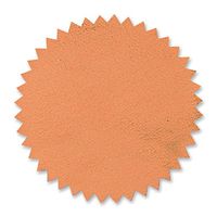 Bronze Foil Embossed Scallop Edge Certificate Seals, 102 Pack