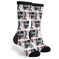Ambulance Emergency Services Paramedics Men Women Casual Crazy Funny Athletic Fancy Novelty Graphic Crew Tube Socks Moisture Wicking Gift