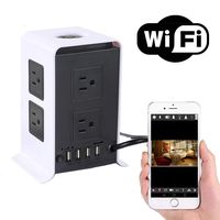 GSPOR WiFi Spy Camera Charger, Hidden Nanny Cams Monitor, Motion Detection, Night Vision, Support Remote Viewing by Mobile Phone