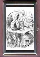Alice in Wonderland Caterpillar Smoking Hookah on Mushroom Decorative Pill Box