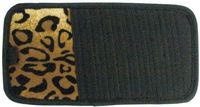 LA Auto Gear Tan Leopard Animal Print 10 CD/DVD Car Visor Organizer