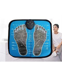 HZYWL EMS Foot Massager Portable Electronic Muscle Stimulator Folding Electric Massage Mat, Promoting Blood Circulation Massage Mat Foot Massage Gift,Blue