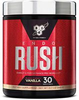 BSN Endorush Pre-Workout Powder, Energy Supplement for Men and Women, 300mg of Caffeine, with Beta-Alanine and Creatine, Black Cherry Vanilla, 30 Servings