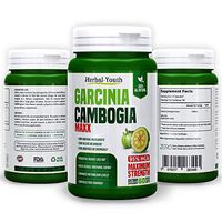 Pure Garcinia Cambogia 3000mg Supplements - 95% HCA Weight Loss Capsules –100% Natural Weight Loss Pills – Natural Appetite Suppressant & Fat Burner - 60 Veggie Capsules