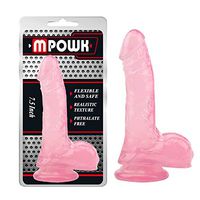 Geoyoyo Pink Transparent Safe and Non-Toxic Soft- Dî'ldɔ with Suction Cup Female Relax Massager for Women Men