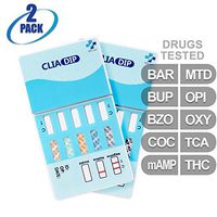 MiCare [2pk] - 10-Panel Urine Drug Test Card (BAR/BUP/BZO/COC/mAMP/MTD/OPI/OXY/TCA/THC) #MI-WDOA-7104