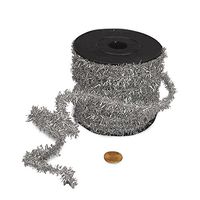 Silver Tinsel Wire 1/2" X 10 Yards