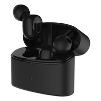 Wireless Earbuds, TWS Wireless Bluetooth Earphones for Men Noise Reduction IPX5 Waterproof Headset for Running Sports, YiMiky Bluetooth Headphone with Charging Box for iPhone Android- Black