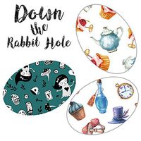 GrifGrips - Adhesive Patches for G6-25 Pack in Power-X Formula (Down The Rabbit Hole (Oval Shape))