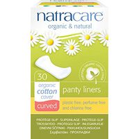 Natracare Organic & Natural Curved Panty Liners 30 ea (Pack of 2)