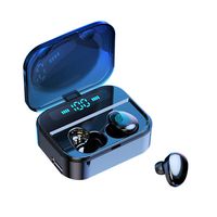 VJJB True Wireless Earbuds with Upgraded LED Digital Display Charging Case, Bluetooth 5.0 Earphones with Touch Control Stereo in-Ear Headphones with Mic Waterproof Headset for Sports Running