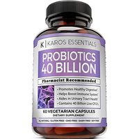 Dr Formulated Adult Probiotics Supplement - 40 Billion CFUs Daily Probiotic for Men and Women - 4 Strain Advanced Oral Flora Probiotic with Acidophilus, Lactobacillus, and Prebiotic Fiber