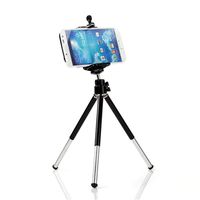 Potato001 Mini 360° Rotatable Stand Tripod Mount + Phone Holder for iPhone Samsung HTC (Black) ...