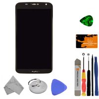 LCD, Digitizer & Frame Assembly for Motorola XT1103 Nexus 6 (Black) with Tool Kit