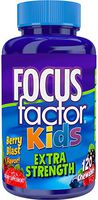 Focus Factor Kids Extra Strength Complete Vitamins: Multivitamin & Neuro Nutrients (Brain Function), Vitamin B12, C, D3, 120 Count, 60 Day Supply