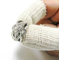 FINGER COTS COTTON FINGER GUARDS ELASTIC FINGER PROTECTION PACK of 10 (E1)