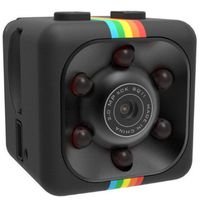 Mini Spy Hidden Camera,1080P Portable Small HD Nanny Cam with Night Vision and Motion Detective,Perfect Indoor Covert Security Camera for Home and Office,Black