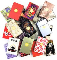 10 Eclipse Clearance Push-to-Open Cigarette Clearance Plastic Cases, Cases Fit 20 King Size Cigarettes 3116-Clearance10