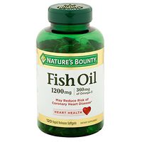 Nature's Bounty Fish Oil 1200 mg Softgels 120 ea (Pack of 2)