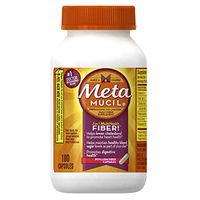 Metamucil Multi-Health Fiber Capsules by Meta, 100 Capsule Bottle