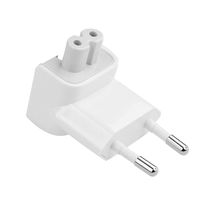 ElementDigital EU MagSafe Connector Mac AC Wall Adapter Head Plug Duckhead EU Wall Charger Connector EU Standard Duck Head Power Adapter Head for MacBook Mac iBook iPhone iPod AC Power Adapter Brick
