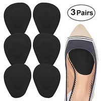 Beautulip Metatarsal Pad Ball of Foot Cushion Adhesive Forefoot Pad Massage Shoe Insert - Absorb Sweat Comfortable Insole for Heels Pack of 6