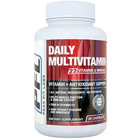 Peak Fit Labs, 30 Count Daily MultiVitamin Supplement, All Natural Vitamin, No Synthetics. 2000 IU D3 Vitamin A,C,E,K,B1,B2,B3,B6,B12 Vitamin B Complex, for Men and Women, Performance Vitamin