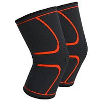 Ultimate Compression Health Knee Sleeve, Anti Slip Silicone, Flexible for Knee Pain, Support, Joint Pain Relief, Arthritis and Injury Recovery (Small/Medium)