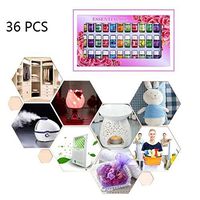 Pleasay 36 Pcs Essential Oils Set Natural Water Soluble Fragrance Essential Oil, 100 Pure Natural Aromatherapy Essential Oils for Humidifier, Massage, Aromatherapy, Skin & Hair Care, 3ML