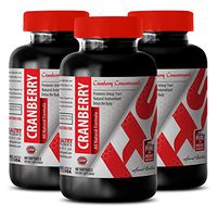 Cranberry Extract Organic - Cranberry All Natural Formula - Control Blood Pressure (3 Bottles)