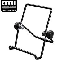2 pcs Easel Wire Display Stand for Kindle Tablet iPad Albums, Picture Frame Holder for Photo Portraits, Plate Holders Book Display for Paperback Books Art Collection with Easily Change Viewing Angle