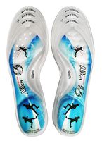 Air Arch Insoles Running Blue for Men Support Air Orthotics Shoe Inserts Foot Pain Shock Absorption