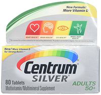 Centrum Silver Multivitamin Supplement For Adults Over 50, 80 Tablets