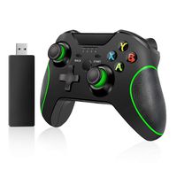 Xbox Wireless Controller PC Game Controller 2.4GHZ Wireless Game Controller Compatible with PS3/ Xbox One/One S/One X and PC with Built-in Dual Vibration