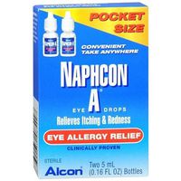 Naphcon-A Eye Allergy Relief Eye Drops, 5ml (0.16 floz), 2-Pack