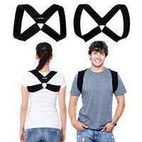 CAMP BEN Original Posture Corrector Figure 8 Clavicle Brace for Women and Men (LG 38-44") Improve Posture - Stop Slouch - Upper Back Brace Shoulder Support Device - Relief from Back and Neck Pain