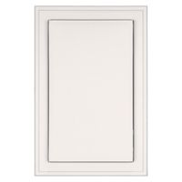 Builders Edge 130120001117 Mounting Block, Bright White
