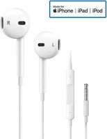 Earbuds Wired Headphones, 3.5mm in-Ear Headphones Noise Isolating Earphones Built-in Microphone & Volume Control Compatible with iPhone iPod iPad Samsung Android MP3 MP4 MP5