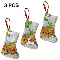 Christmas Stockings Gift Bag Scenery for Drawing Amazing for Funny Xmas Party