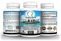 B12 5000mcg Methylcobalamin B-12 Vitamin Supplement 60 Tablets Supports Healthy Energy Production Weight Loss Metabolism Mood