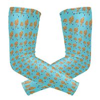 Dog Play Toys in Water Green Unisex Arm Sleeve,UV Protection Arm Compression Sleeve, Skin Protection Sport Arm Cooler Sleeve for Running Hiking Jogging Motorcycling Climbing Camping