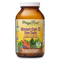 MegaFood, Women Over 55 One Daily, Supports Optimal Health and Wellbeing, Multivitamin and Mineral Dietary Supplement, Vegetarian, 120 tablets (120 servings)