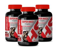 libido Supplements for Men - Super MACA Complex 2070 Mg - Extra Strength - l-arginine and yohimbine - 3 Bottles 180 Capsules
