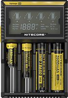 Nitecore 9004666 (Sysmax Industrial) Digi Charger D4 Universal Smart Charger, Black