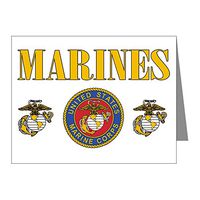 Note Cards (10 Pack) Marines US Marine Corps Seal