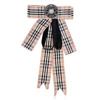 Women Blouse Bow Tie Necktie Striped Ribbon Pendant Shirt Collar Tie Brooch Daily Fashion Novelty Creation Aesthetic Jewelry Girl Elegant | StyleID - #168