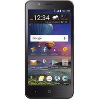 TracFone ZTE ZFIVE C 4G LTE Prepaid Smartphone with Amazon Exclusive $40 Airtime Bundle