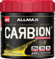 ALLMAX Nutrition Carbion+, Maximum Strength Electrolyte and Hydration Energy Drink, Pineapple Mango, 435g