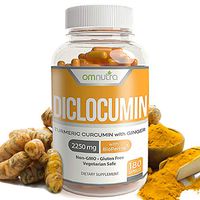 Turmeric Curcumin Supplement with Black Pepper - 2250mg Tumeric Curcumin with Bioperine Plus Ginger Capsules 180 Capsules