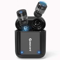 Pasavant Wireless Earbuds, Updated Bluetooth 5.0 TWS Wireless Earphones Auto Pairing Bluetooth Headphones Small Earphones w Built-in Mic with Charging Case for Android & iPhone,T2 Plus (Black)